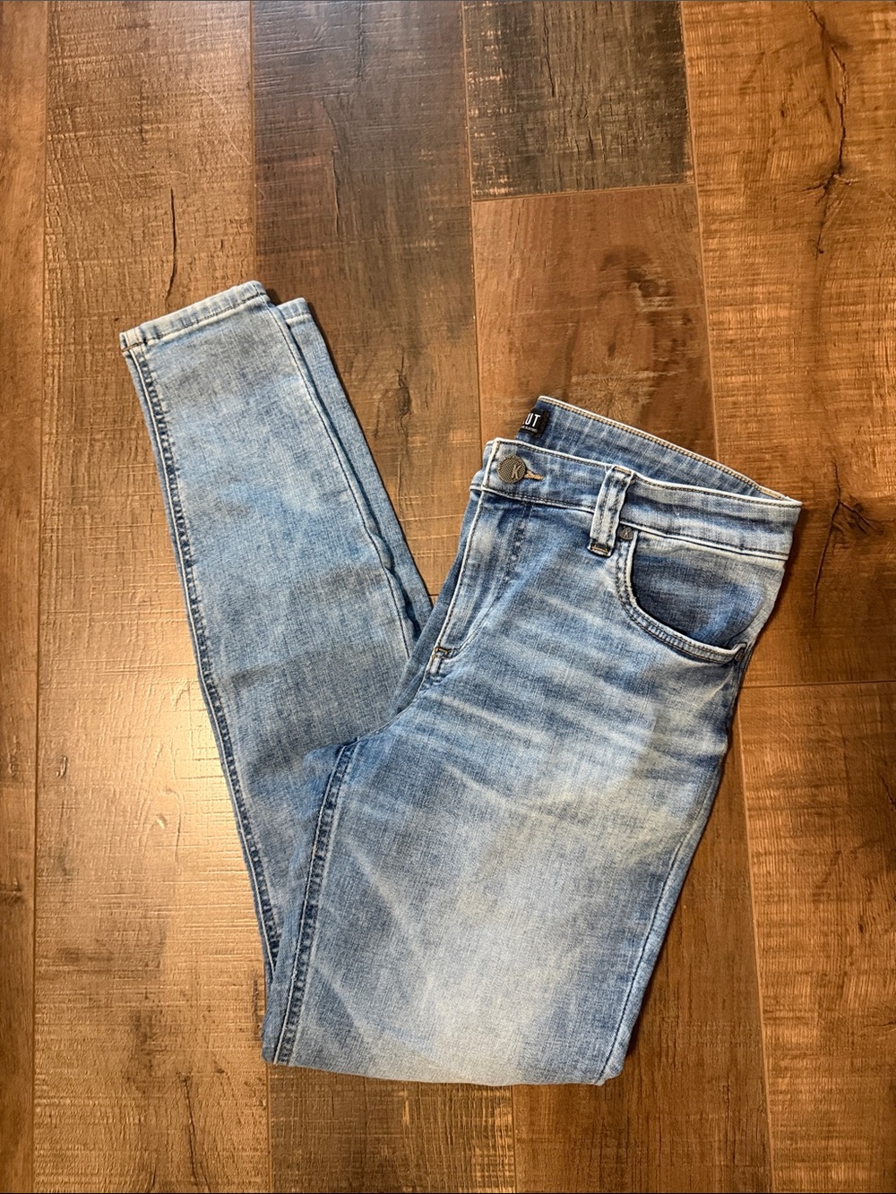 Kut from‎ the Kloth Faded Light Blue Skinny Jeans
